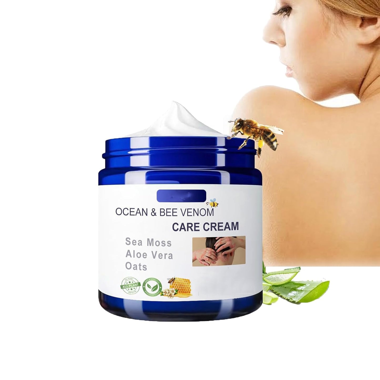 Bee Venom & Ocean Natural Eczema Psoriasis Relief Cream β Soothing & Healing Formula πΏπ