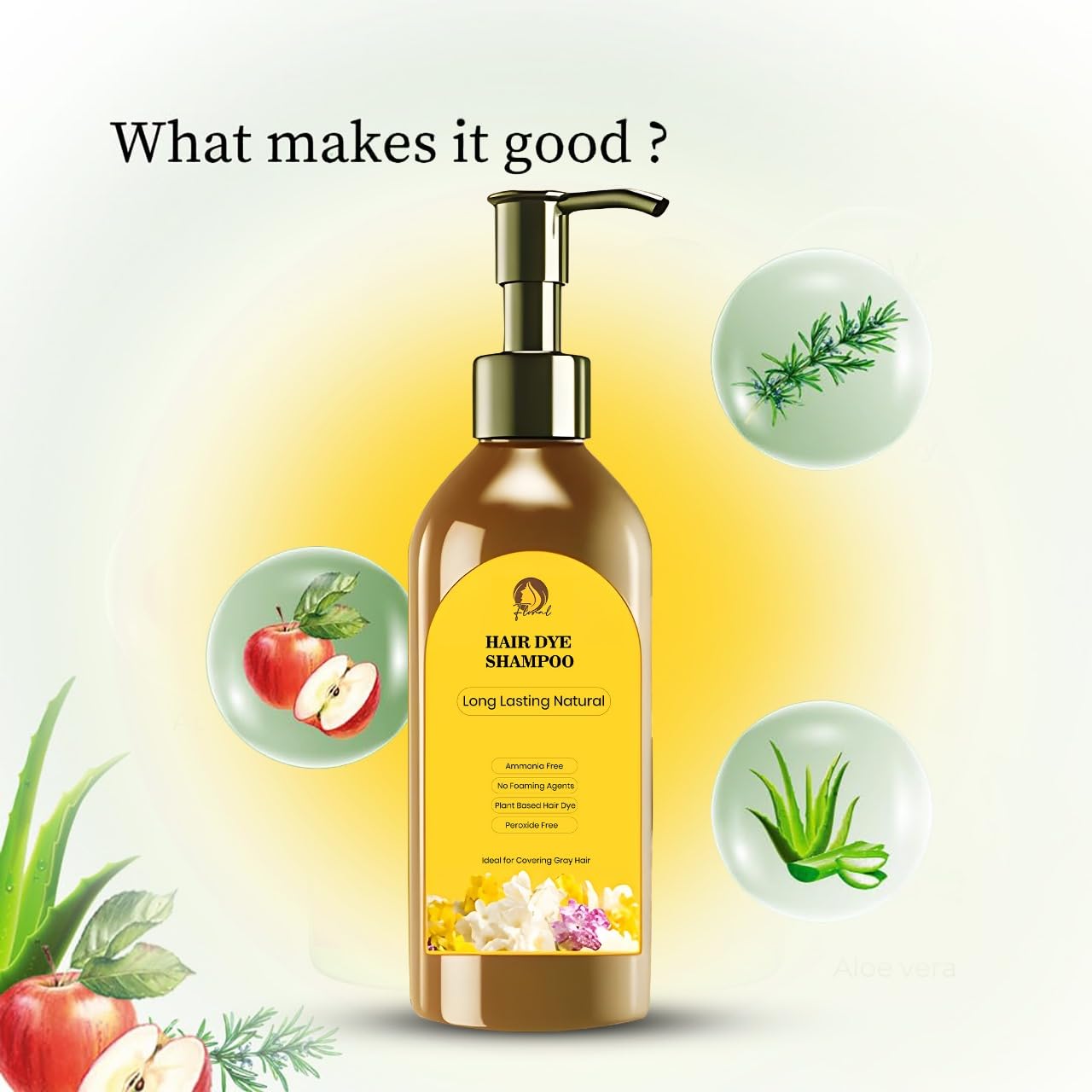 Japanese Long Lasting Natural Hair Dye Shampoo (Buy 1 Get 1 Free๐ฅ)