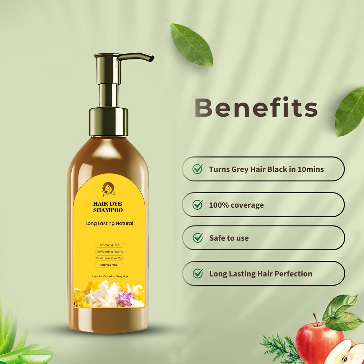Japanese Long Lasting Natural Hair Dye Shampoo (Buy 1 Get 1 Free๐ฅ)