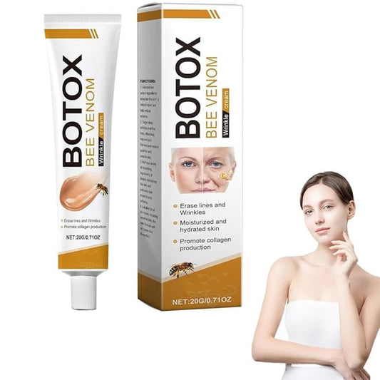 Bo-tox Bee Venom Wrinkle Removal Cream | Reduces Fine Lines & Wrinkles for All Skin Types 🐝✨ (Buy 1 Get 1 Free 🔥)